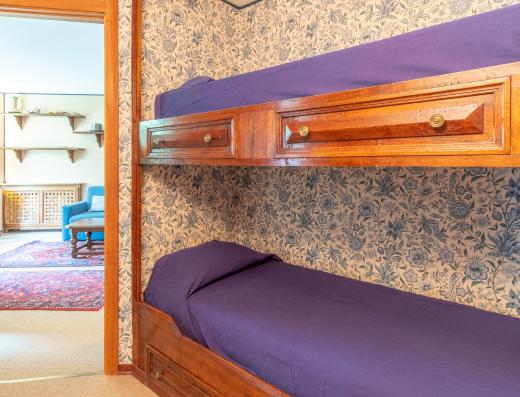 Nicchia con letto a castello